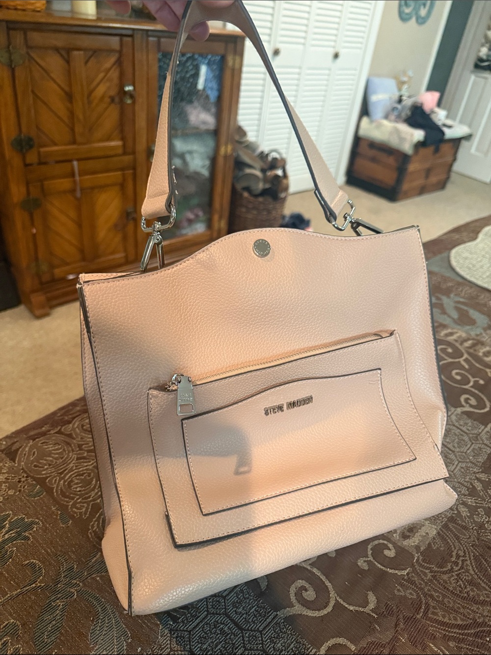 Steve Madden Pale Pink Shoulder Bag